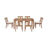 Hampton Bay 7-Piece Eucalyptus Wood Outdoor Dining Set