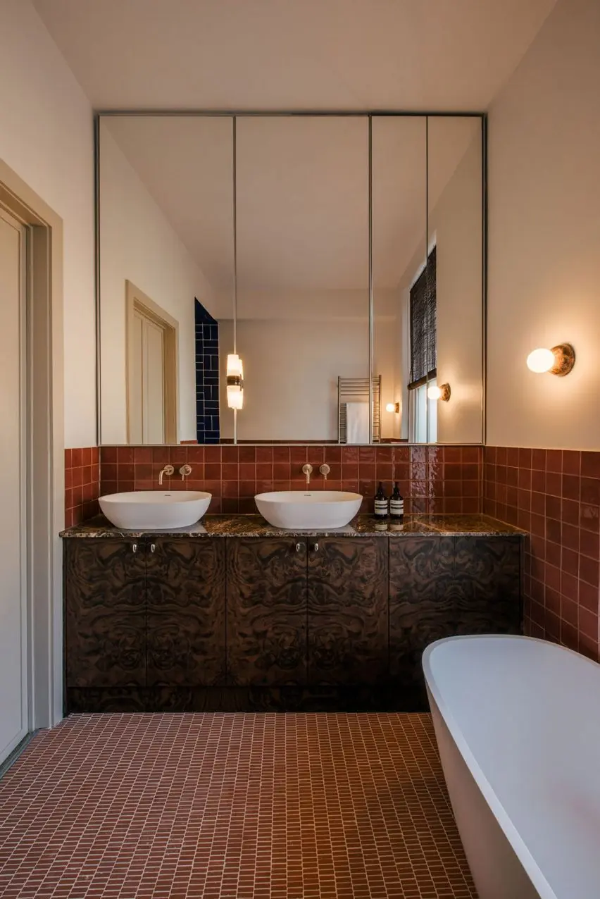 Bathroom interior view