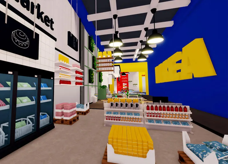 IKEA is hiring real people to work in its new virtual store located on the Roblox platform.