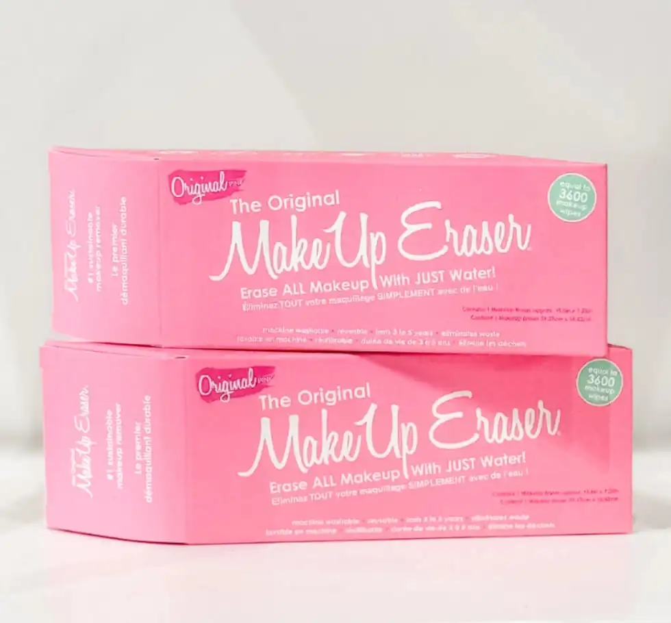 Original MakeUp Eraser measures approx. 15.5in x 7.25in.  5x use in between washes  1 MakeUp...