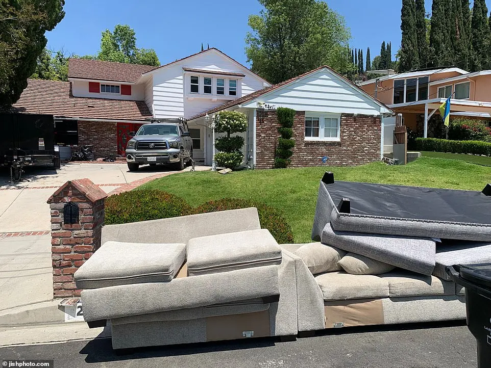 Exclusive DailyMail.com photos reveal the mess Tori Spelling left in her wake after moving out of her $15,000-a-month rental property in Woodland Hills, Los Angeles
