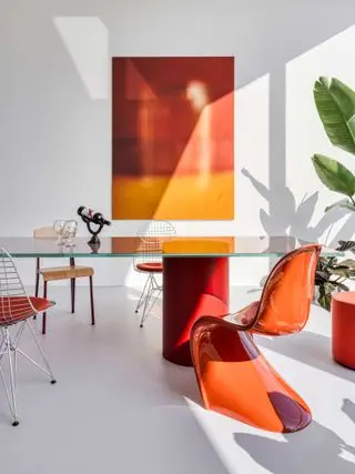 Sabine Marcelis colourful interiors for Vitra