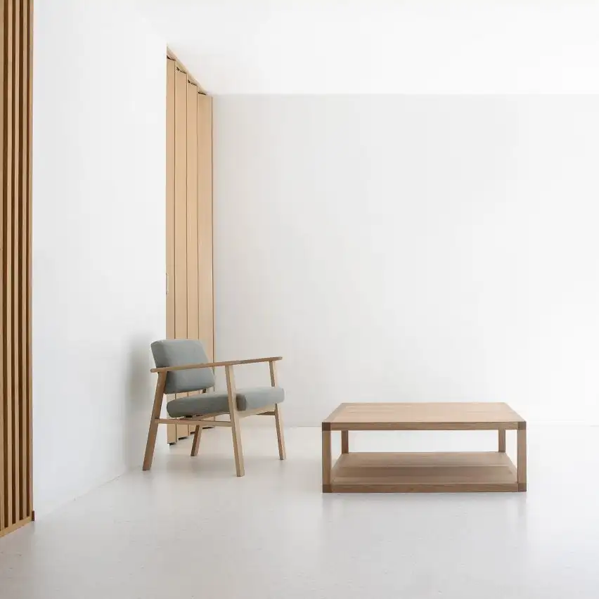 Frame Low coffee table by John Pawson for Nikari