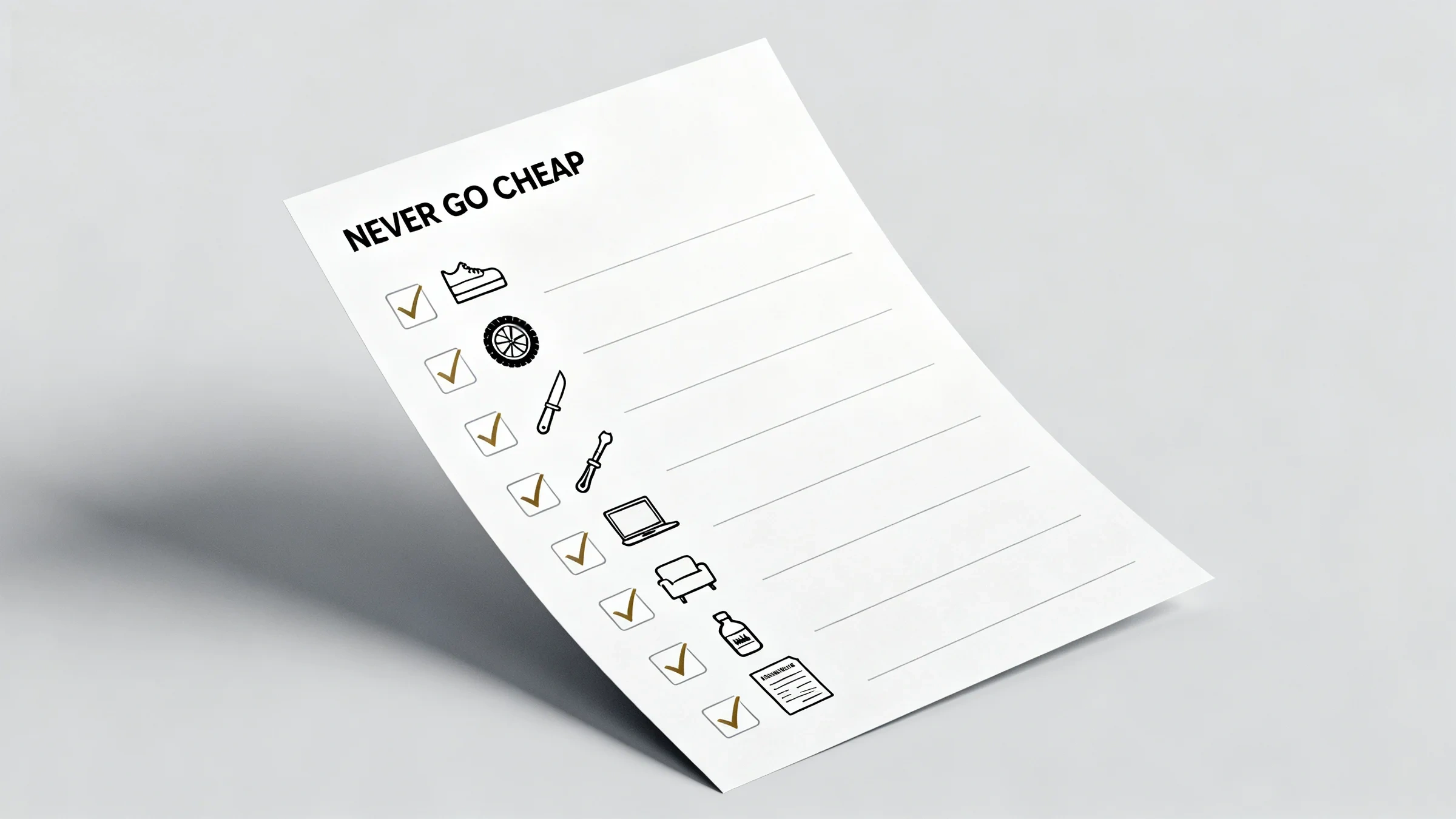 The "Never Go Cheap" Checklist: 10 Products Where Investing in Quality Saves You Money Long-Term