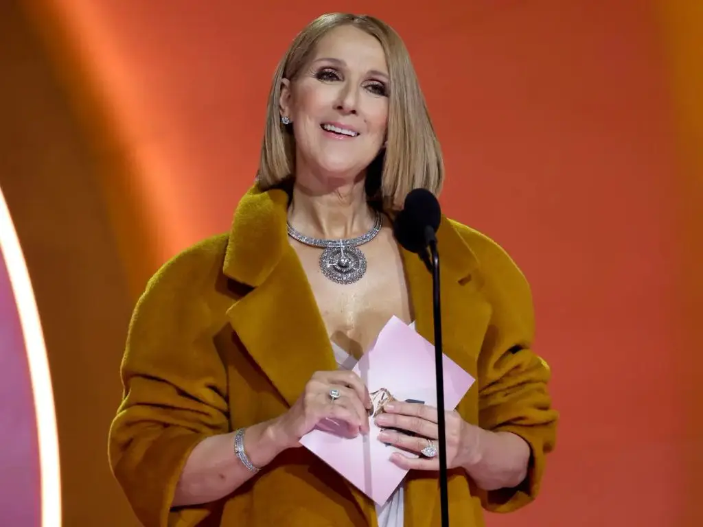 Celine Dion at the Grammys