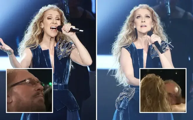 Céline Dion paid tribute to her fallen friends, and brought the entire audience to tears.