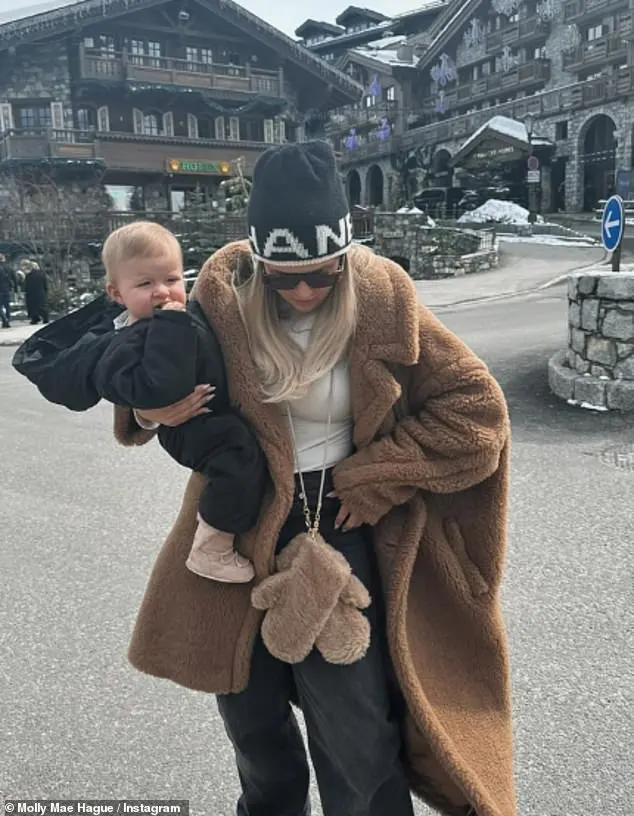 Molly-Mae slipped into a warm Chanel hat and carried her belongings in a £3,300 Chanel backpack as she joined her pals for some shopping in the village