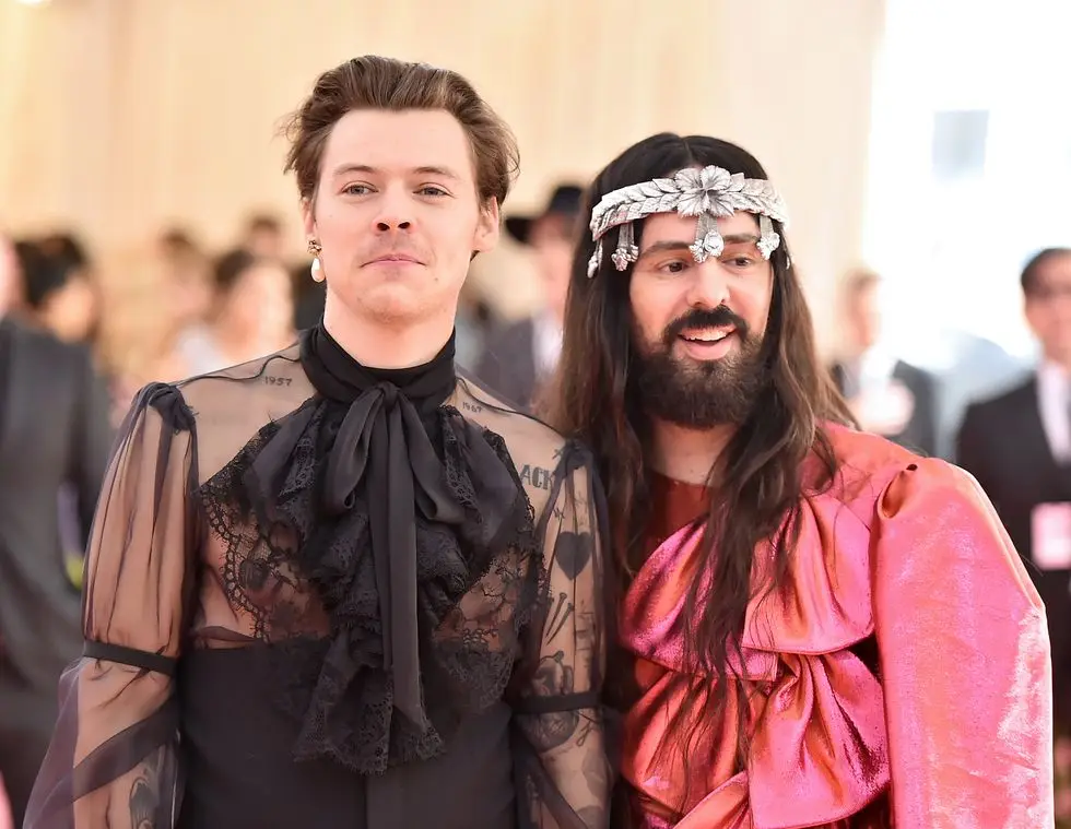 harry styles and alessandro michele