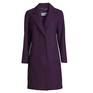 Purple Lands End coat