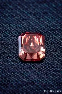 A 1.26-carat radiant-cut fancy red diamond makes its China debut at De Beers' 