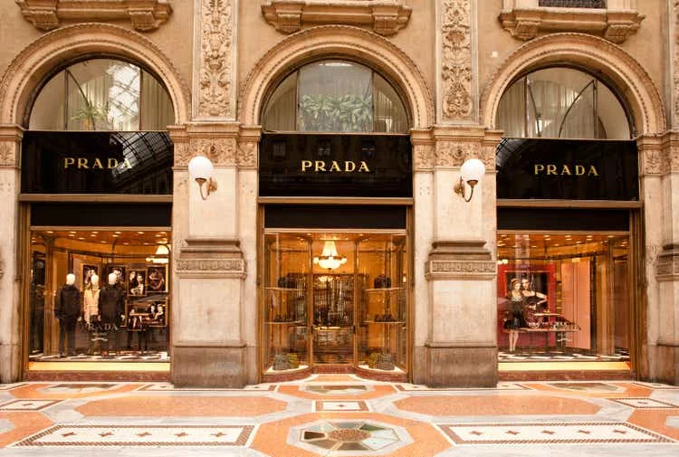 Prada boutique in Milan