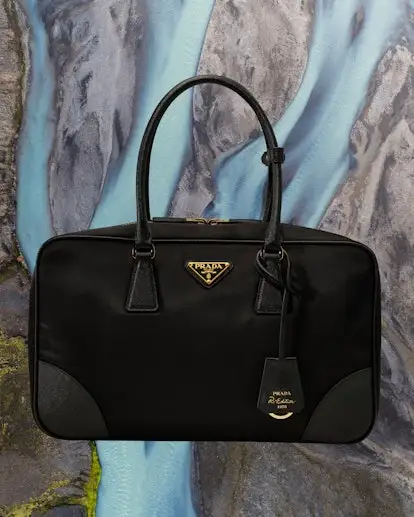 Prada Re-Nylon Re-Edition 1978 black two handle bag