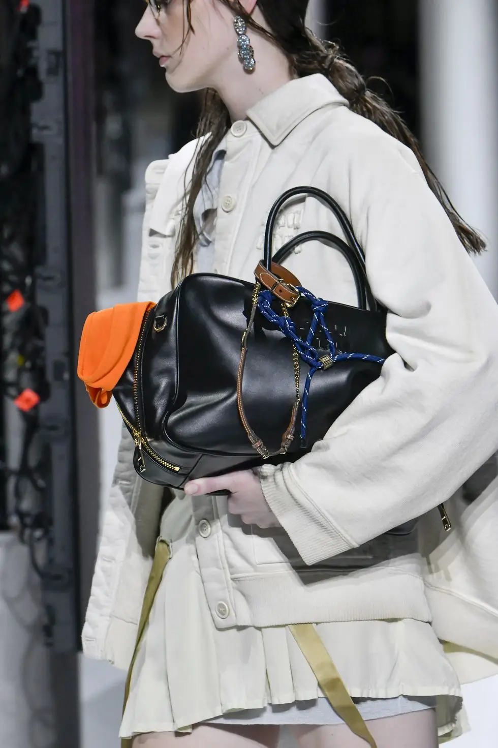 paris, france october 03 a model walks the runway during the miu miu ready to wear springsummer 2024 fashion show as part of the paris fashion week on october 3, 2023 in paris, france photo by victor virgilegamma rapho via getty images