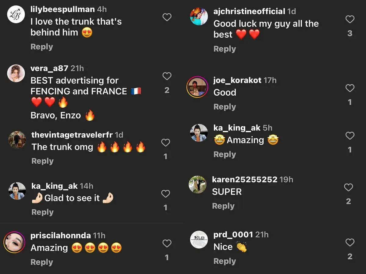 Fans flooded the internet with praises for the player's latest association with the brand (Image via Instagram/@louisvuitton)