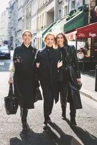 Mathilde Favier with her mother Françoise Favier and her daughter Héloïse Agostinelli.