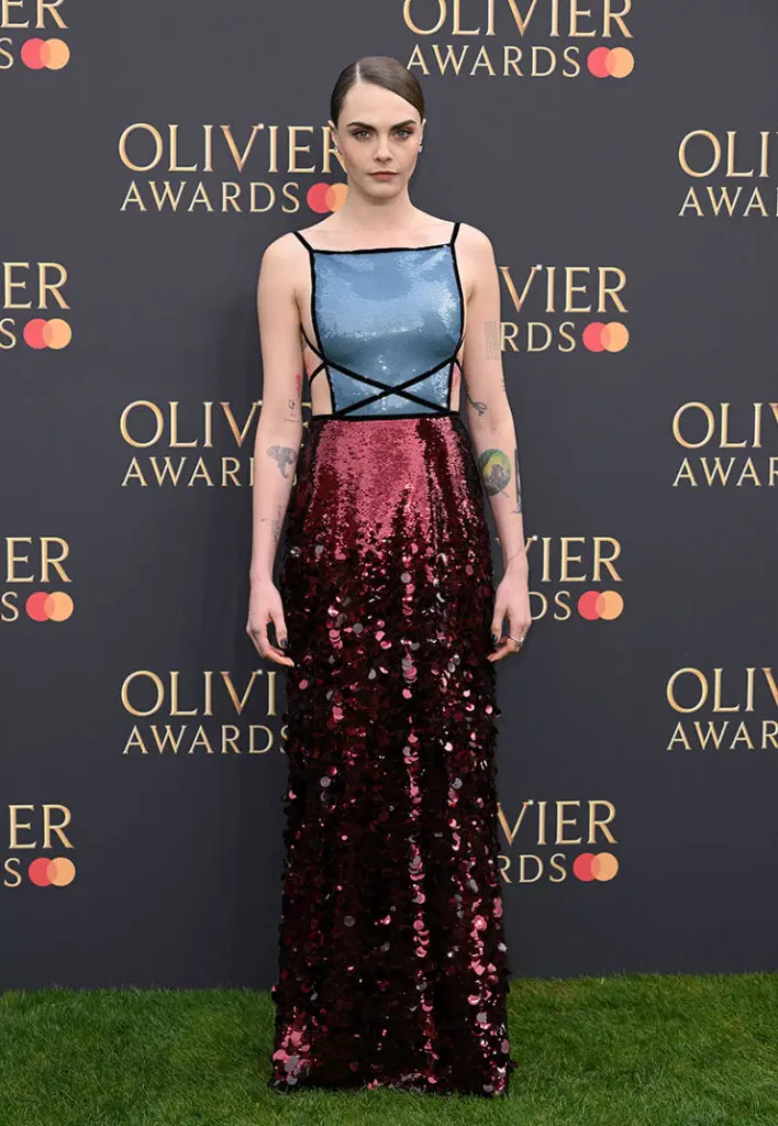 Cara Delevingne Wore Gucci To The Olivier Awards 2024