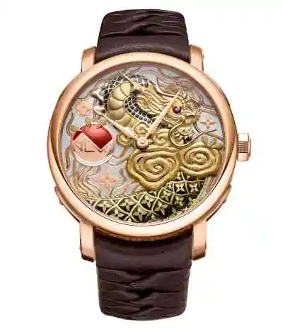 Dragon’s Cloud in rose gold, yellow gold, ruby, carnelian and enamel, POA, louisvuitton.com