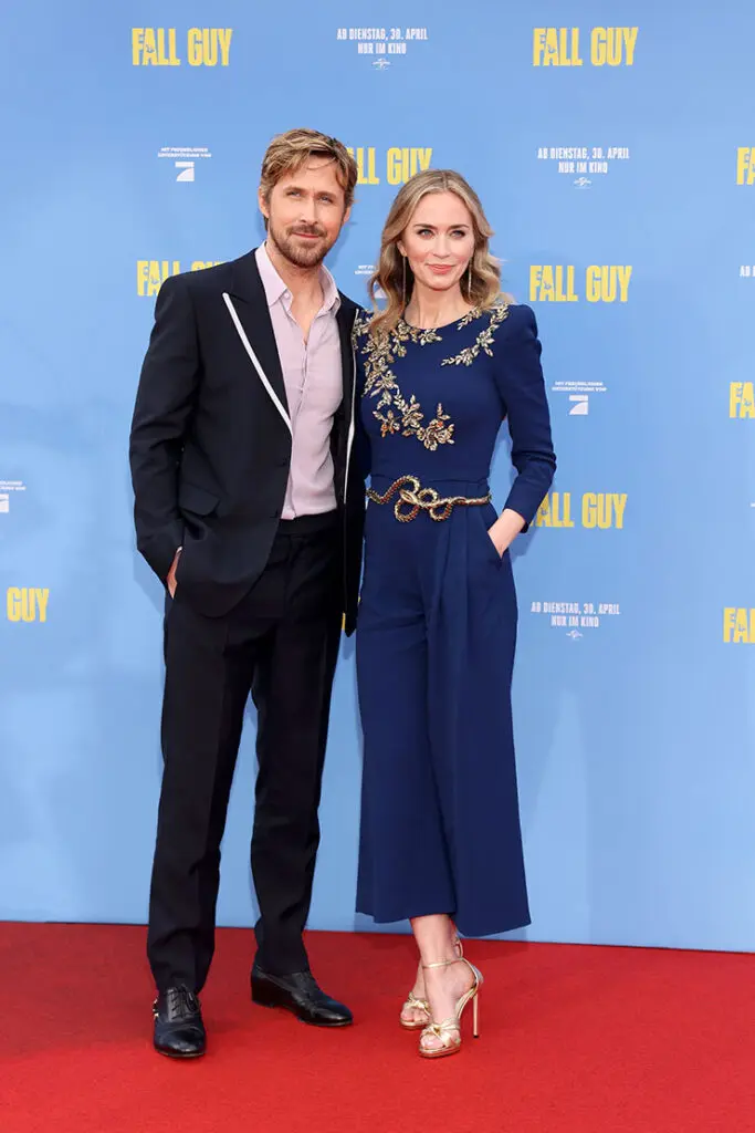 Ryan Gosling Wore Gucci & Emily Blunt Wore Jenny Packham To 'The Fall Guy' Berlin Premiere