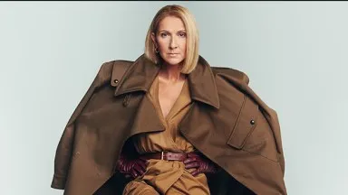 Celine Dion modeling for Vogue France