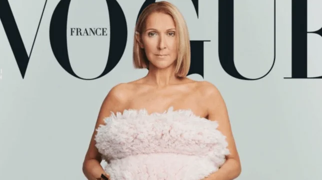 Celine Dion looked stunning as she graced the cover of Vogue France (Picture: Cass Bird/Vogue France)