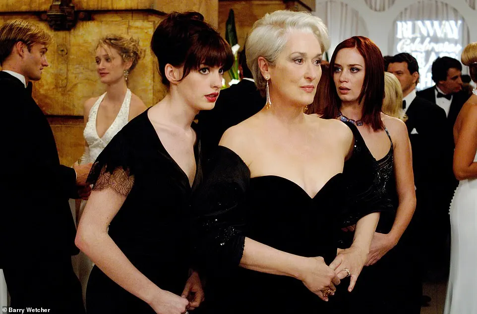 The siren said she did not think Devil Wears Prada 2 could work; seen with Meryl Streep and Emily Blunt