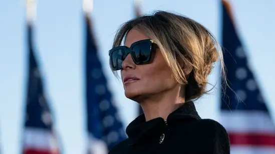 Melania Trump launches Mother’s Day necklace worth $245 for sale (Photo by ALEX EDELMAN / AFP)(AFP)