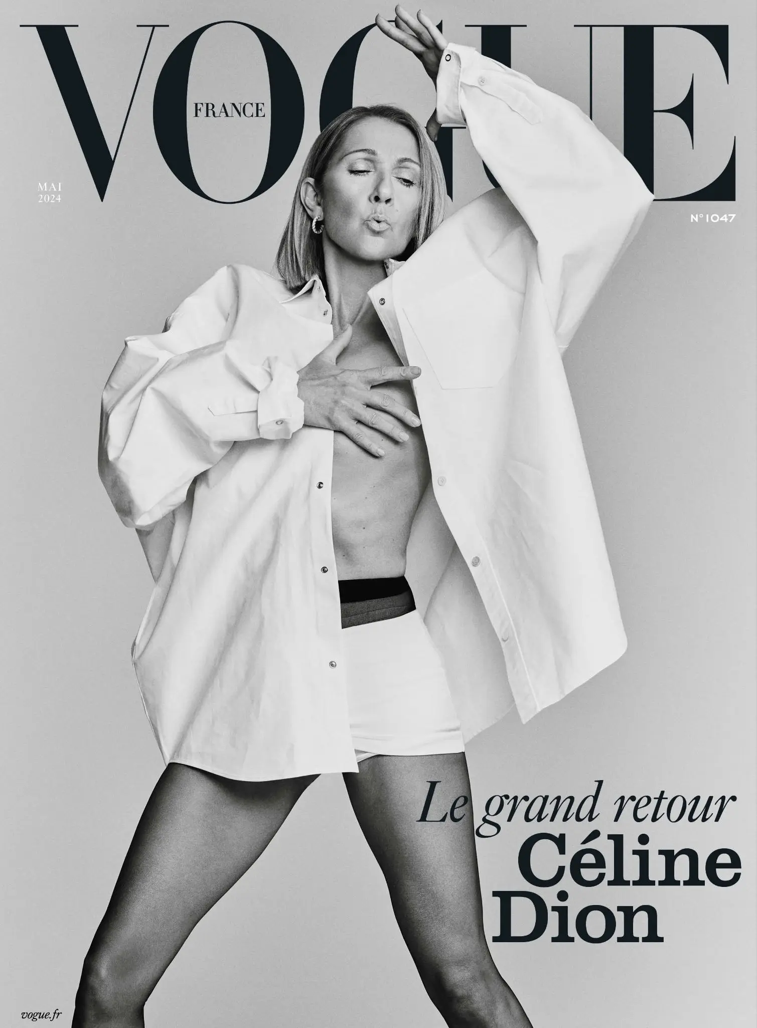 Celine Dion embraces her real beauty on the cover of Vogue France