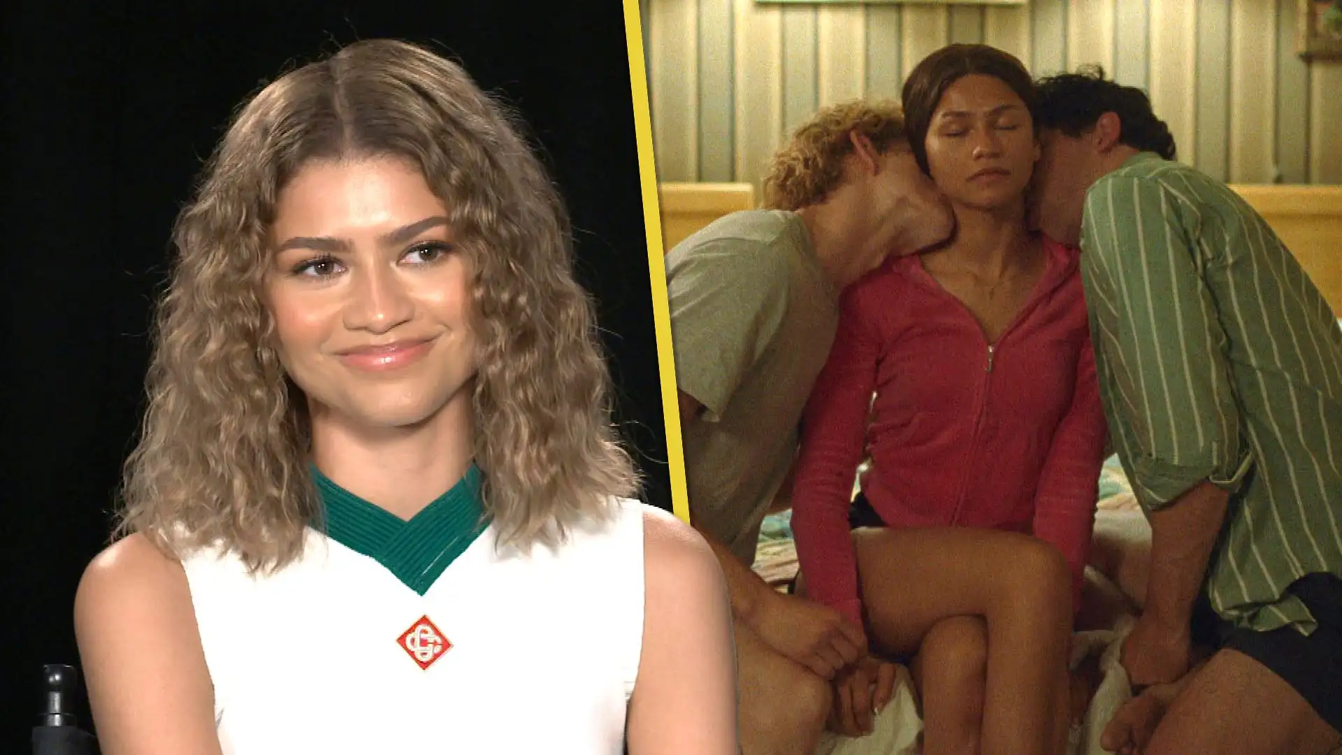 Zendaya on Watching Her Parents' Reaction to Her Steamy 'Challengers' Scenes (Exclusive)