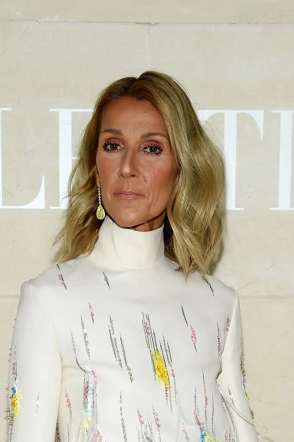 celine dion white dress valentino