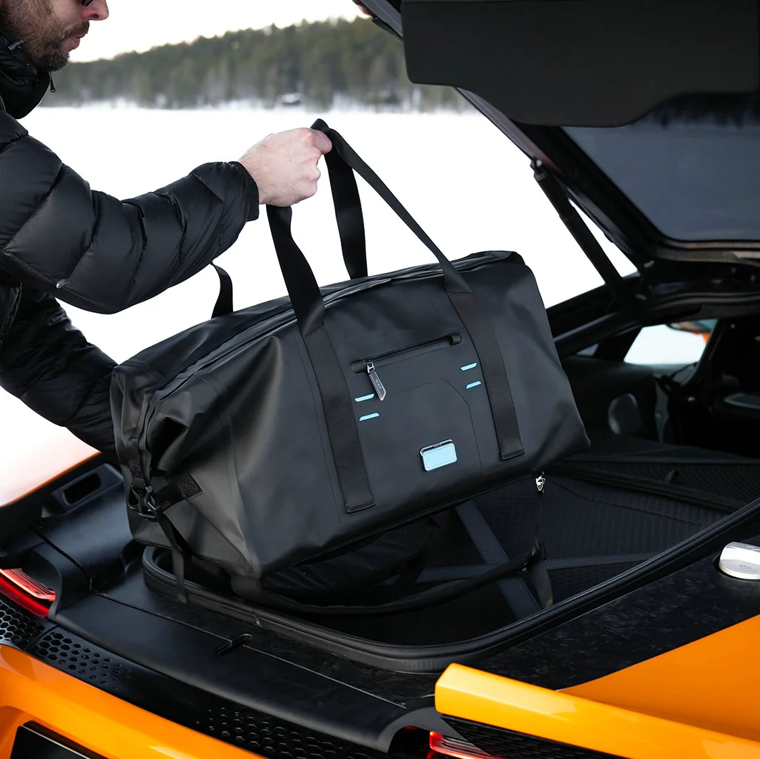 Tumi has been the Luggage Partner of the McLaren Formula 1 Team and McLaren Automotive since 2019. Photo: Tumi x McLaren