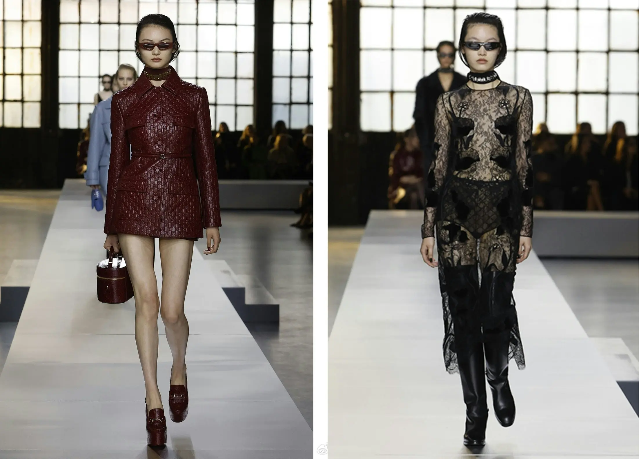 Looks from Sabato De Sarno’s Fall 2024 collection. Photo: Gucci