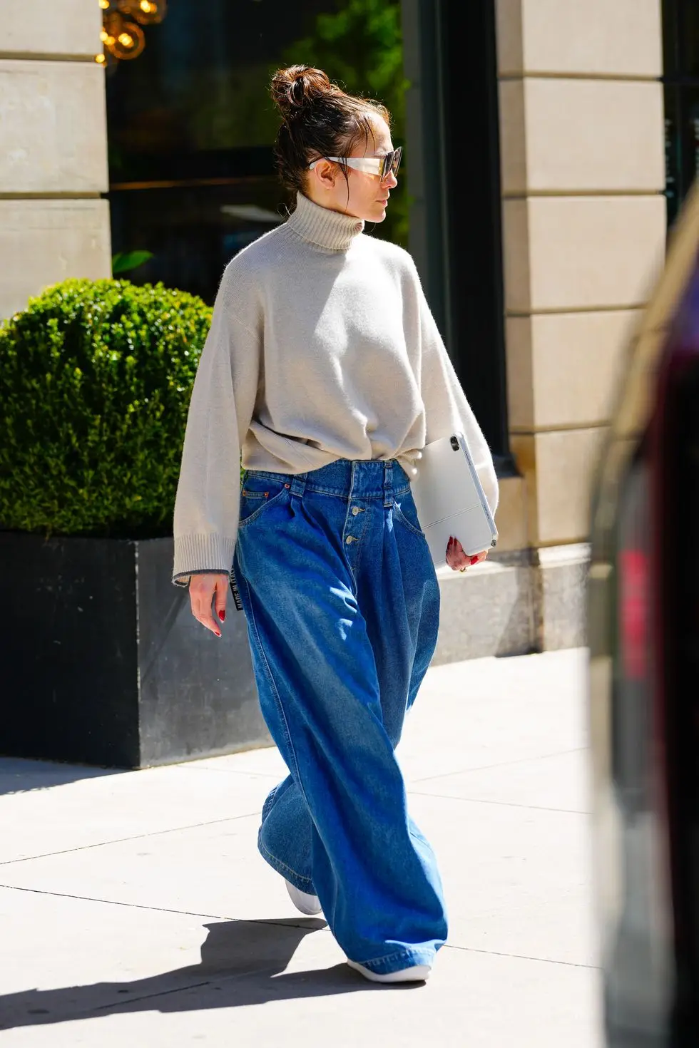 new york, new york april 25 jennifer lopez is seen on april 25, 2024 in new york city photo by gothamgc images