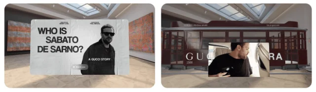 Yes, the Gucci app for Apple Vision Pro is amazing