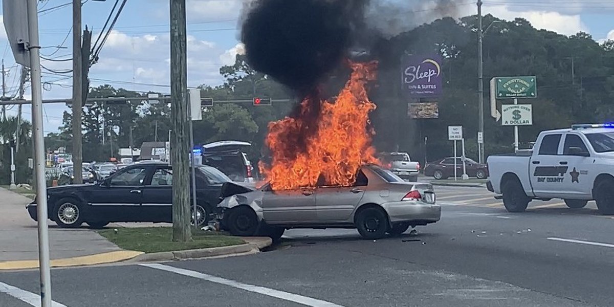 One injured after multi-car crash in Panama City Beach