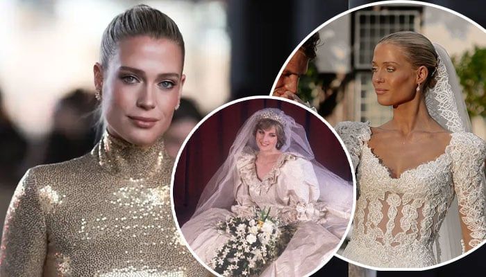 Amelia Spencer Says Princess Diana Inspired Her Wedding Dress