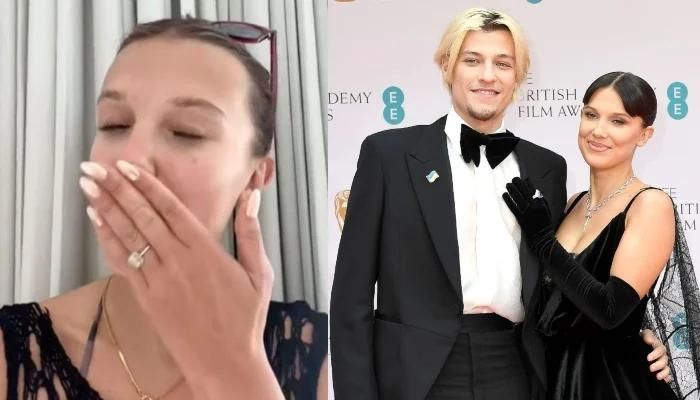 Millie Bobby Brown Flaunts Her Diamond Engagement Ring from Jake Bongiovi