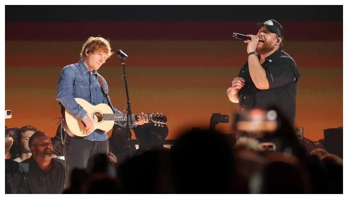 Ed Sheeran and Luke Combs Surprise the Audience with a Duet of ‘Life Goes On’