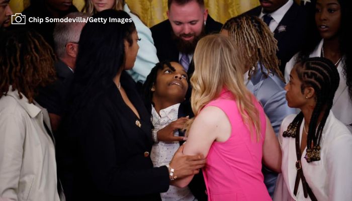 The LSU Basketball Player Faints During Biden’s Speech at the White House