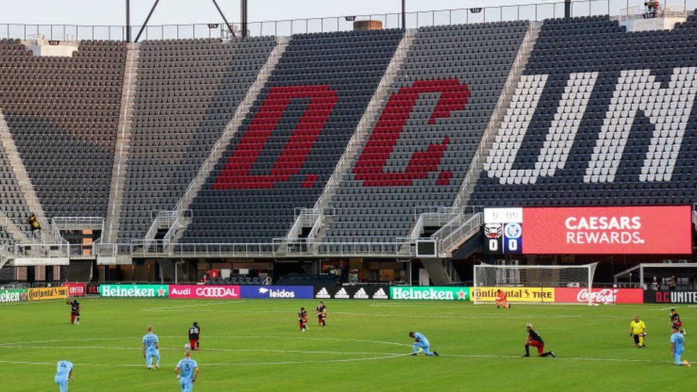 DC United: US sports trainer fired for ‘discriminatory’ hand gesture