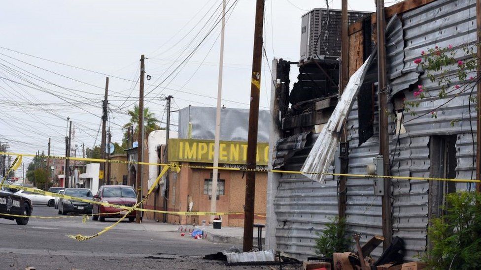 Mexico: Arson attack at bar on US border leaves 11 dead