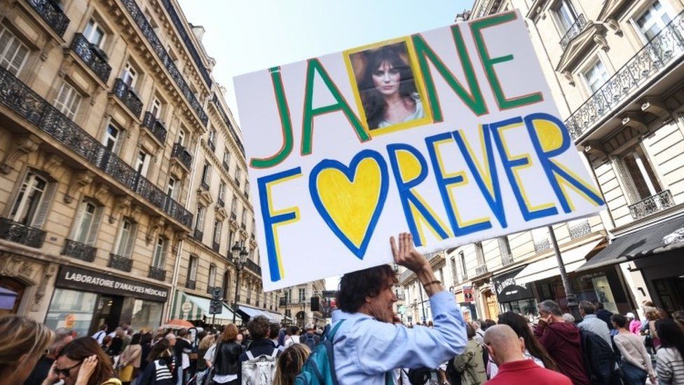 Jane Birkin Paris funeral draws celebrities and crowds