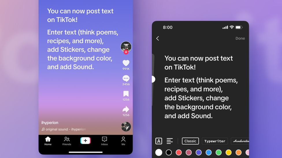 TikTok: Chinese platform challenges X and Threads with text-only posts