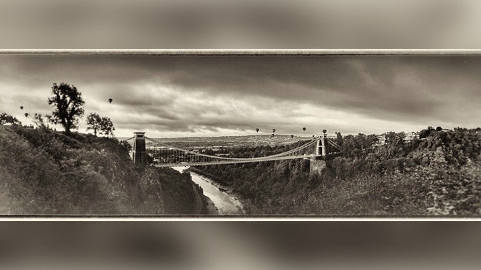 Man photographs Bristol Balloon Fiesta with 1890s camera