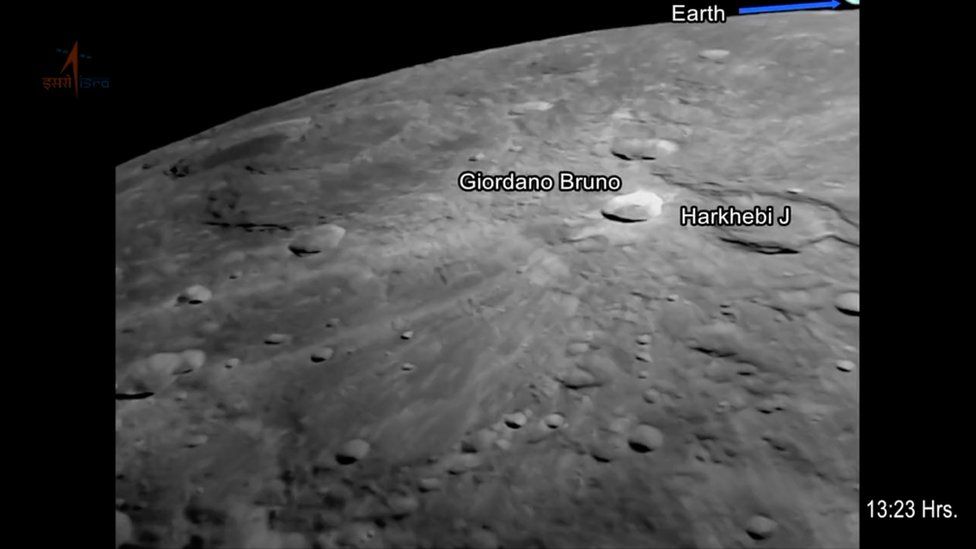 Chandrayaan-3: India’s lunar lander Vikram sends close-up photos of Moon