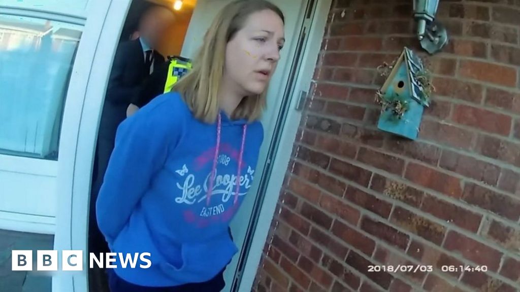 Watch moment police arrest Lucy Letby