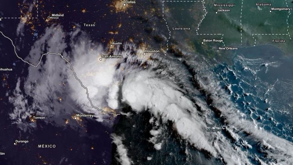 Tropical Storm Harold makes landfall in Texas