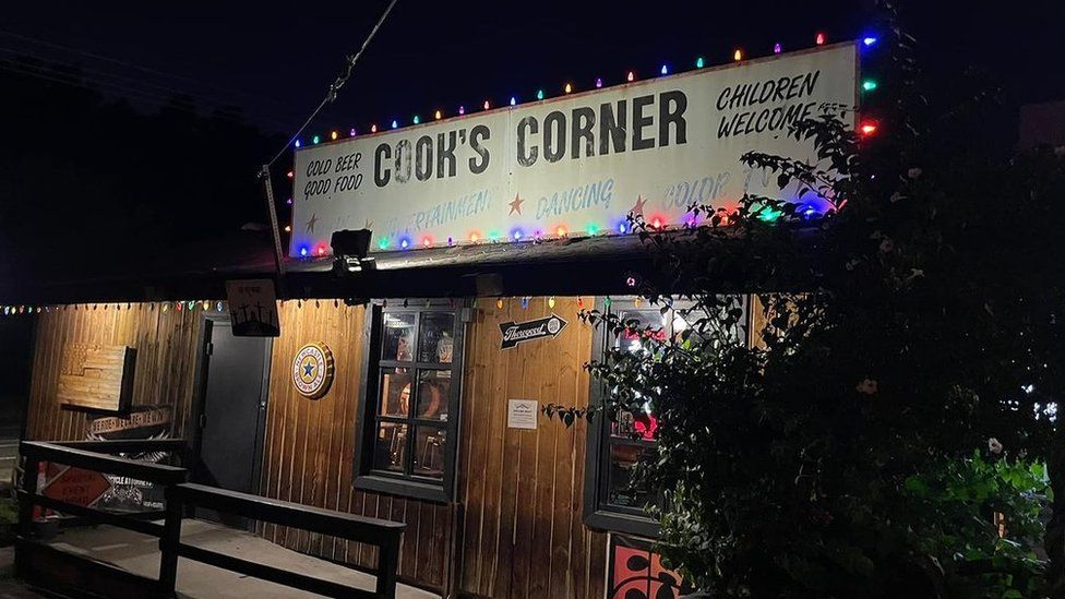 California shooting: Four killed, six hurt in Cook’s Corner bar