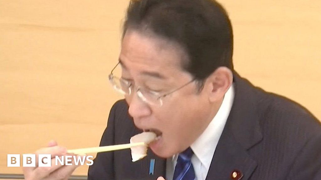 Japan PM eats Fukushima fish after radioactive water row