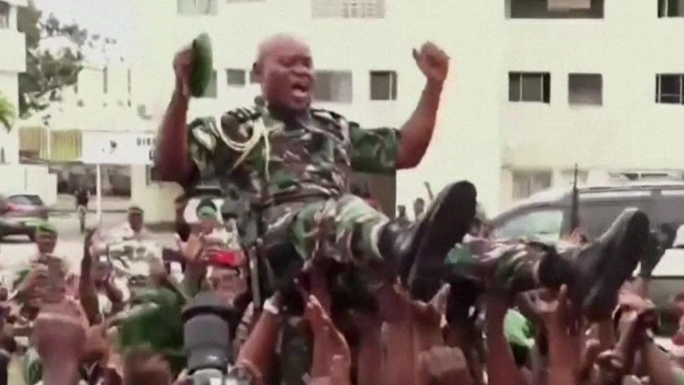 Gabon coup: Military chief says suspension of democracy only ‘temporary’