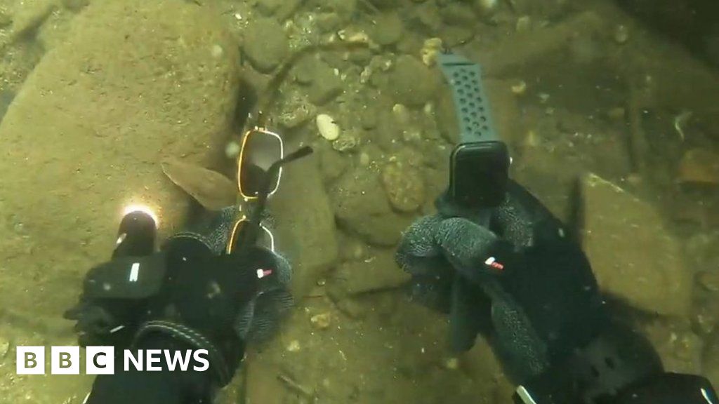 Diver ‘Merman Mike’ finds your treasures under water